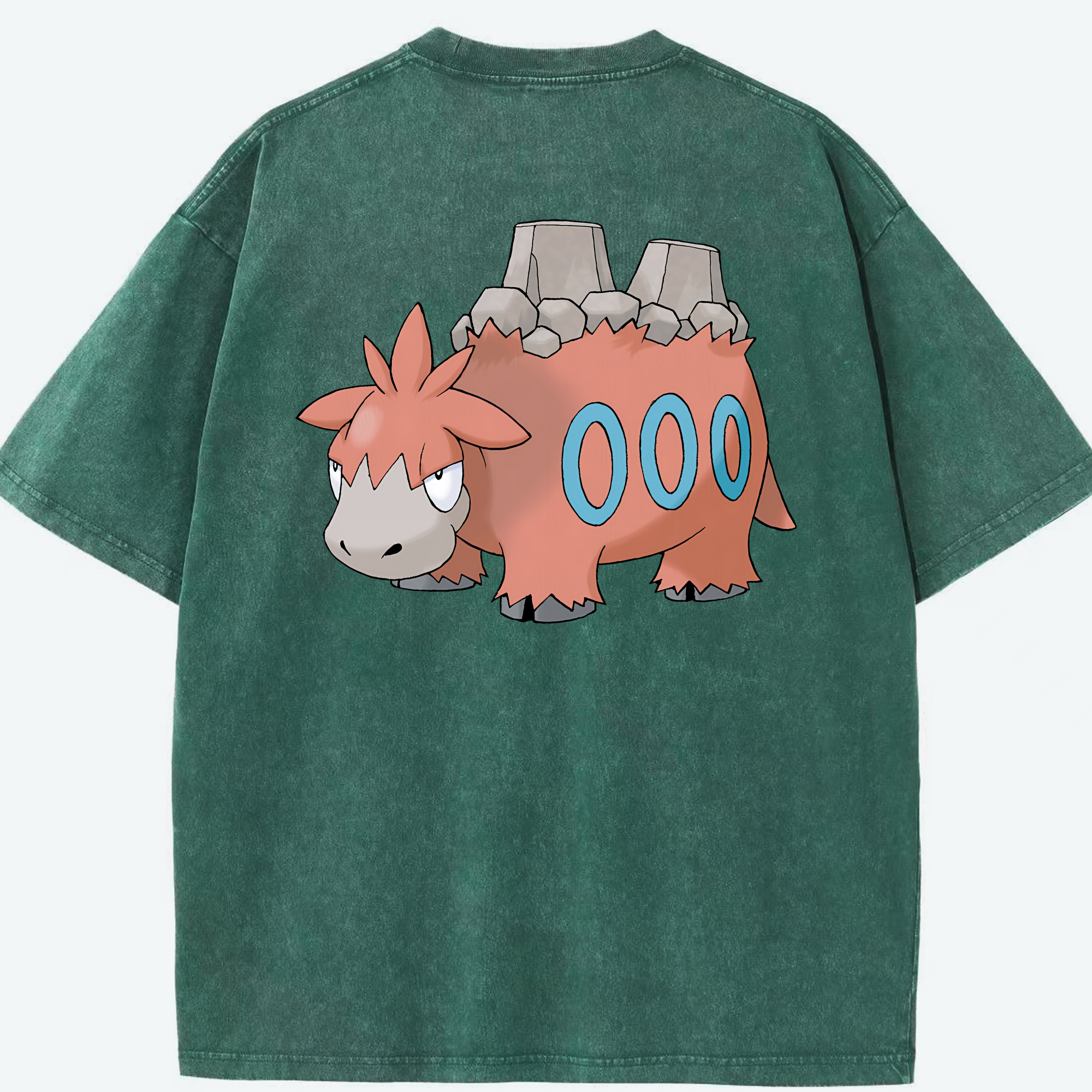 （画像用） ポケットモンスター Pokémon 綿100% ヴィンテージ風 半袖Tシャツ（背面プリント）